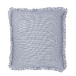 Funda de cojín de algodón mini waffle 45x45 cm