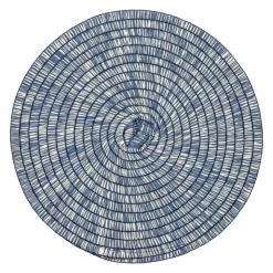 Individual redondo de papel tejido 38 cm