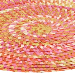 Individual redondo de papel tejido 38 cm