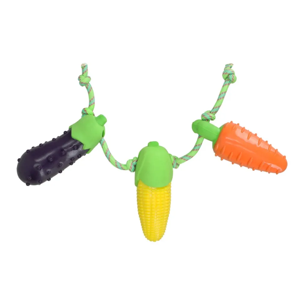 Juguete de cuerda con figuras de vegetales 60 cm