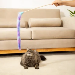 Juguete para gato de vara