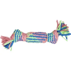 Juguete textil de algodón tejido grande diámetro 9x34 cm