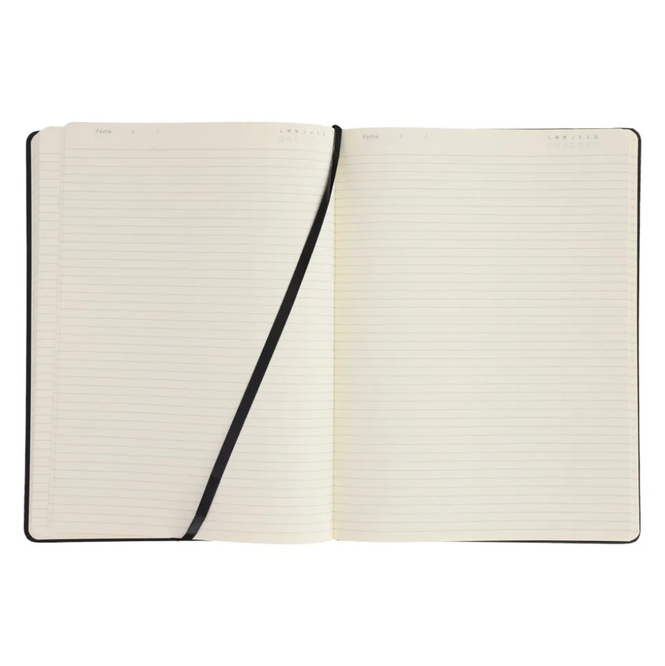 Libreta con portacelular 18x24 cm
