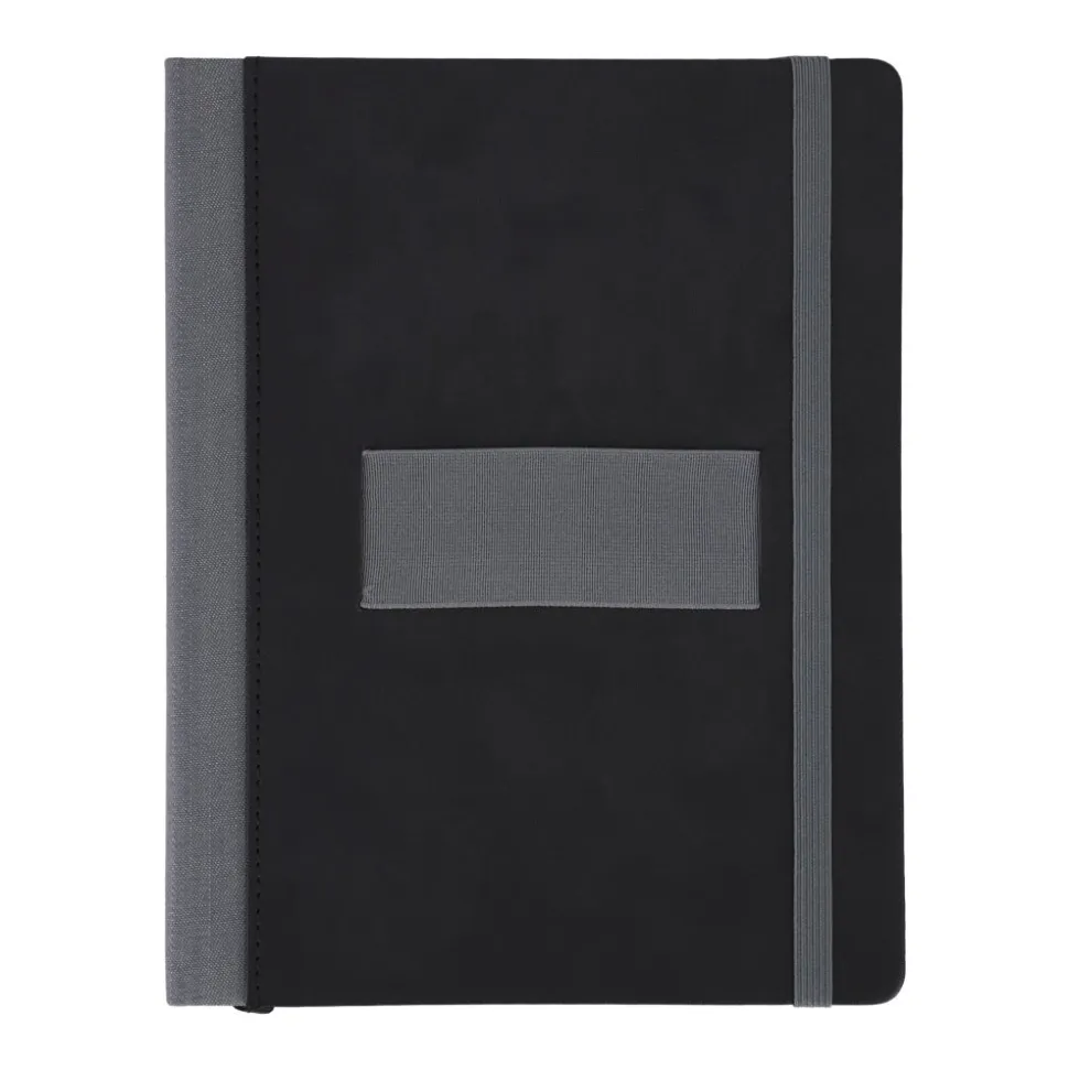 Libreta con portacelular 18x24 cm