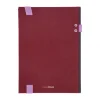 Libreta de tela con portaboligrafo 176 hojas líneas