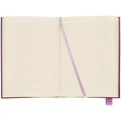 Libreta de tela con portaboligrafo 176 hojas líneas