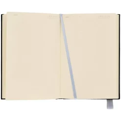 Libreta de tela con portaboligrafo 176 hojas puntos