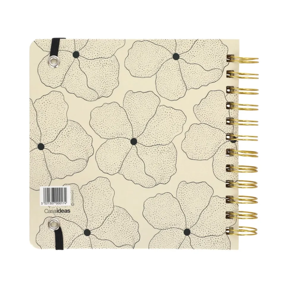 Libreta espiral 160 hojas con líneas y cuadros 17x3,5x17 cm