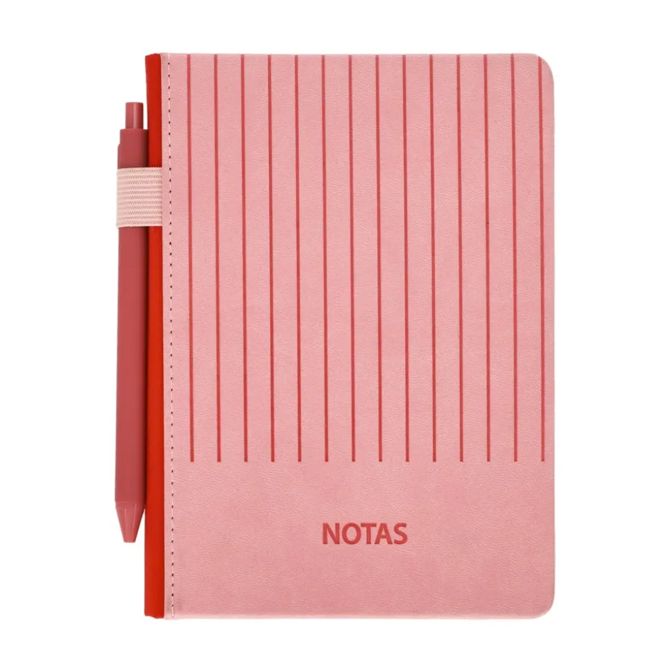 Libreta grande con lápiz 96 hojas con líneas