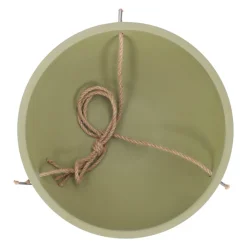 Maceta colgante de fibra de bambú 30.2x30.2x13 cm