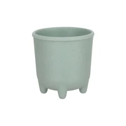 Maceta de fibra de bambú con patas 9.5x9.8 cm