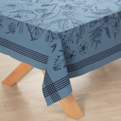 Mantel de algodón con diseño estampado