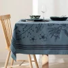 Mantel de algodón con diseño estampado 160x160 cm