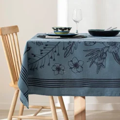 Mantel de algodón con diseño estampado 160x280 cm