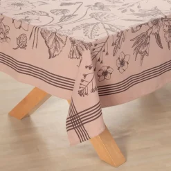 Mantel de algodón con diseño estampado 160x280 cm