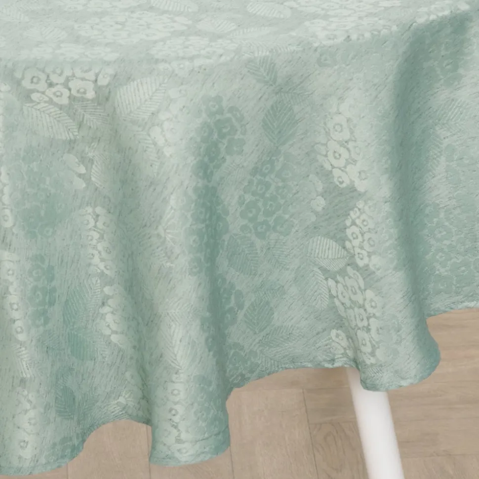 Mantel de jacquard de lino 150 cm
