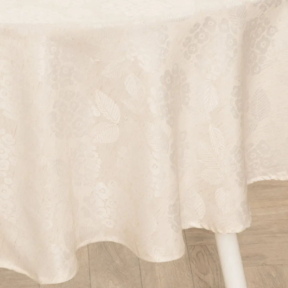 Mantel de jacquard de lino 150 cm
