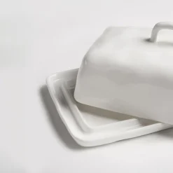 Mantequillera de porcelana 14x11x6,5 cm
