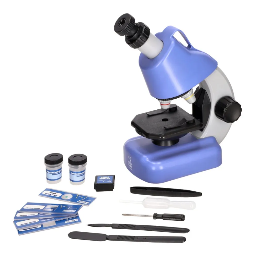 Microscopio con luz LED