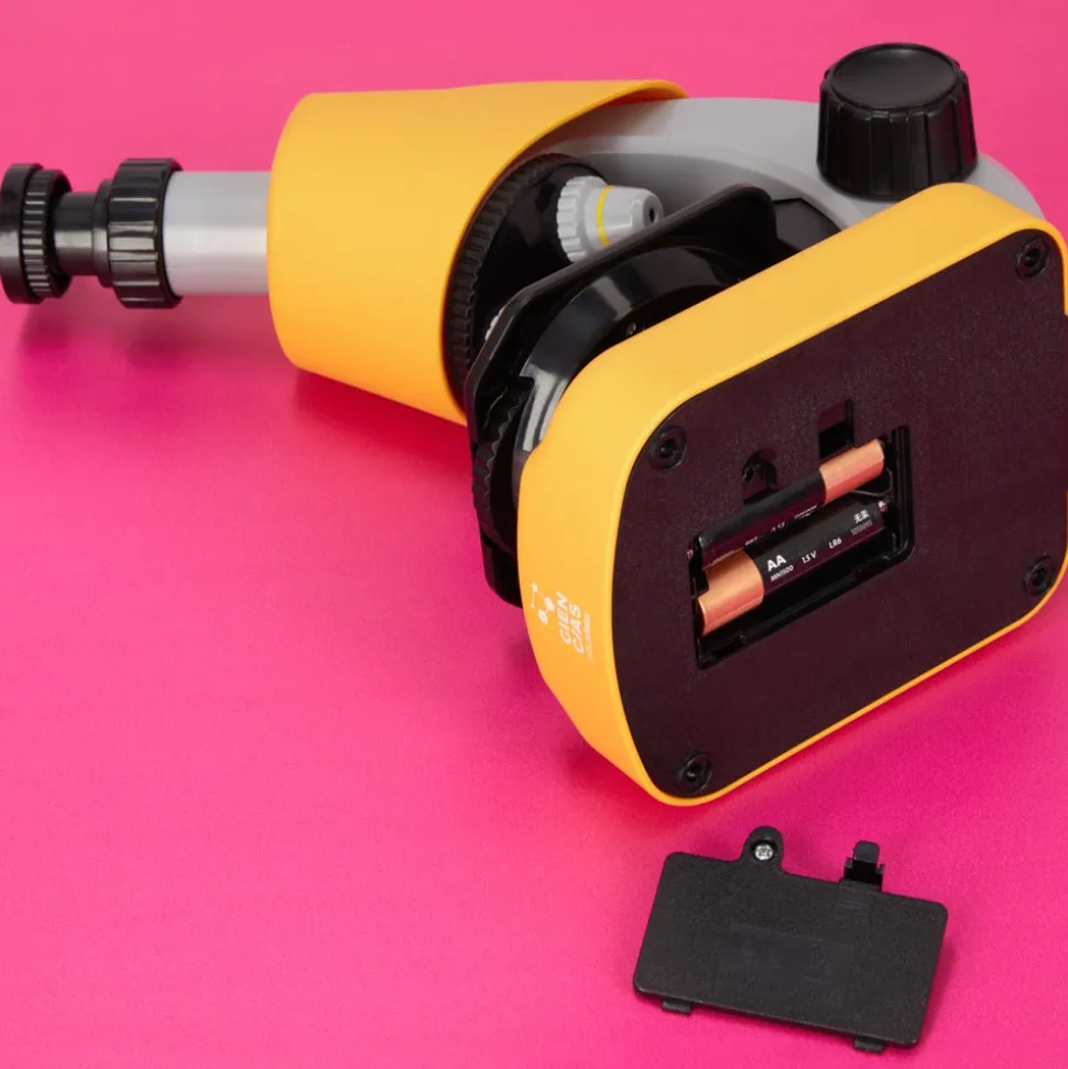 Microscopio con luz LED