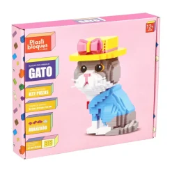 Minibloques gato con sombrero nivel 4
