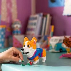 Mini bloques nivel 4 - Perro Corgi