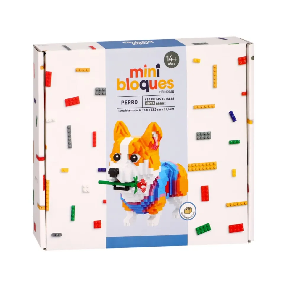 Mini bloques nivel 4 - Perro Corgi