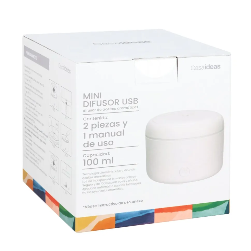 Mini difusor aromático con usb 100 ml
