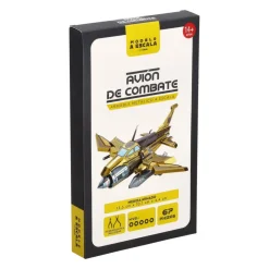 Modelo a escala metalico “Avión de combate”