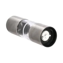 Molinillo doble de acrílico y acero inoxidable 270 gr