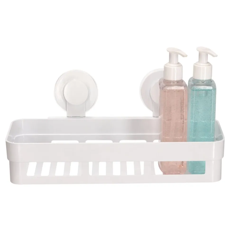 Organizador canasto con succión 12,7x30,2x13,8 cm