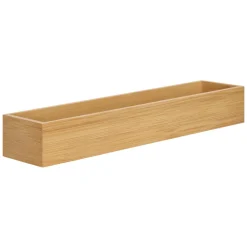 Organizador de cajón de bambú 32,5x8x5 cm