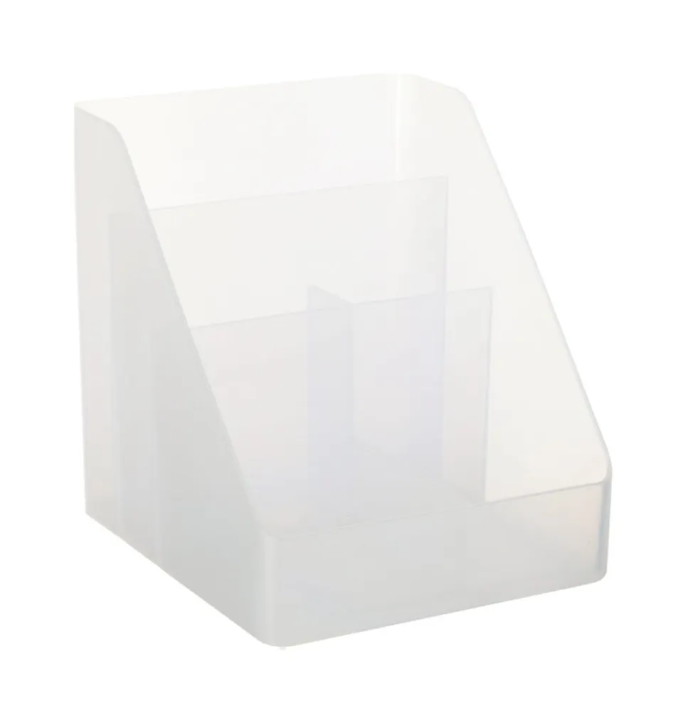 Organizador de documentos de plástico PP 16x17,8x17,8 cm