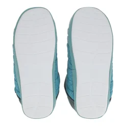 Pantufla bota parka estampada celeste