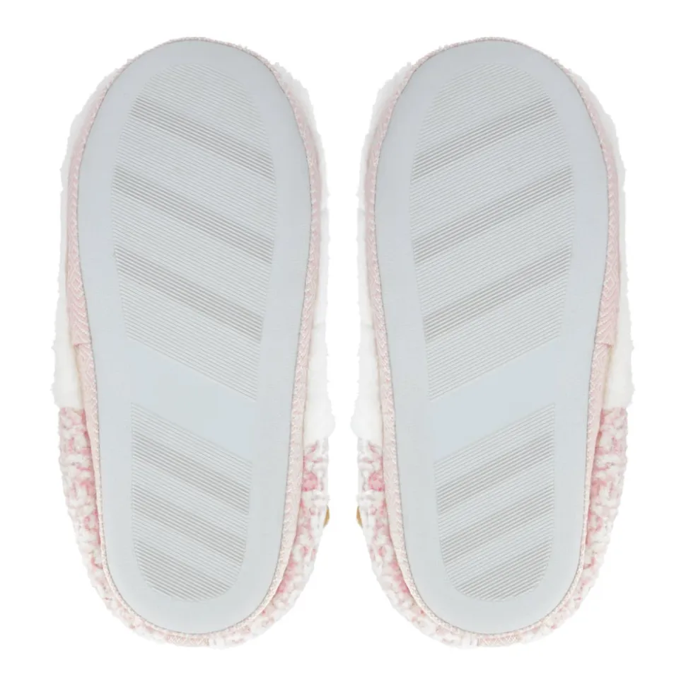 Pantufla bota rosada