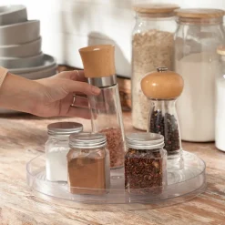 Plataforma rotativa para despensa o refrigerador