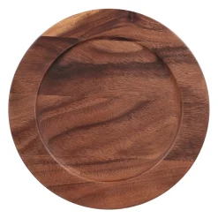 Plato Base Madera de Acacia 33 cm