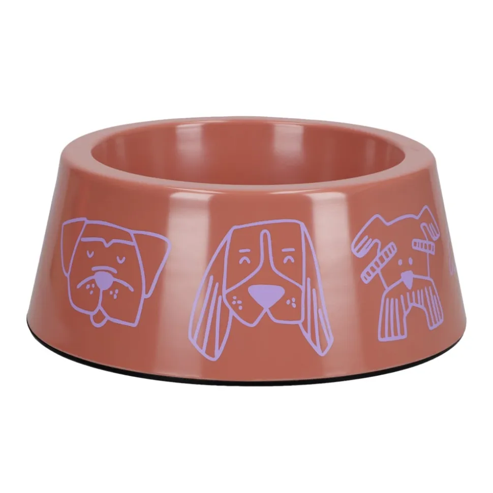 Plato de comida de mascota de melamina 580 ml