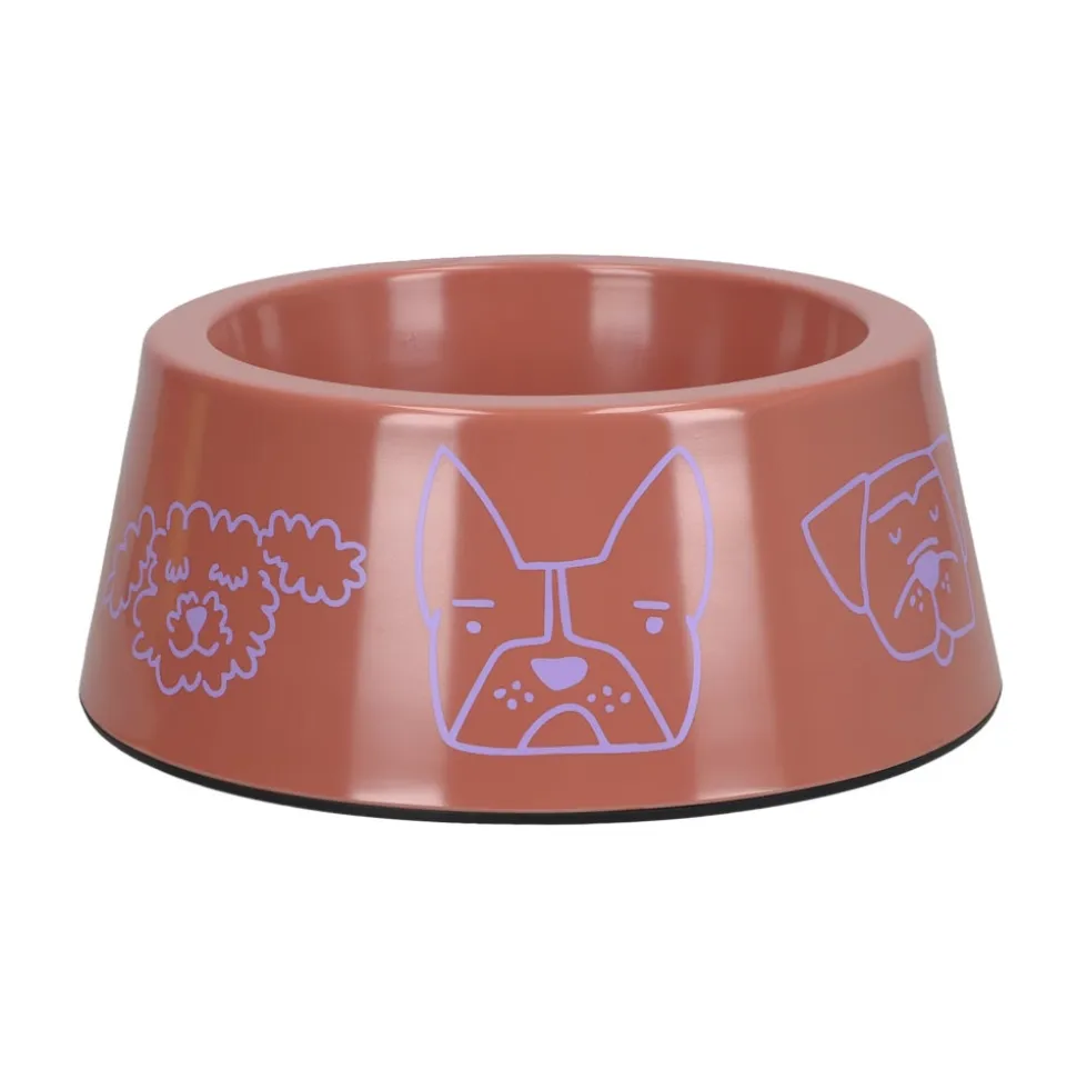 Plato de comida de mascota de melamina 580 ml