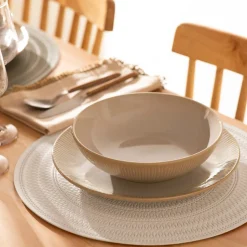 Plato de sopa con borde 21,6 cm