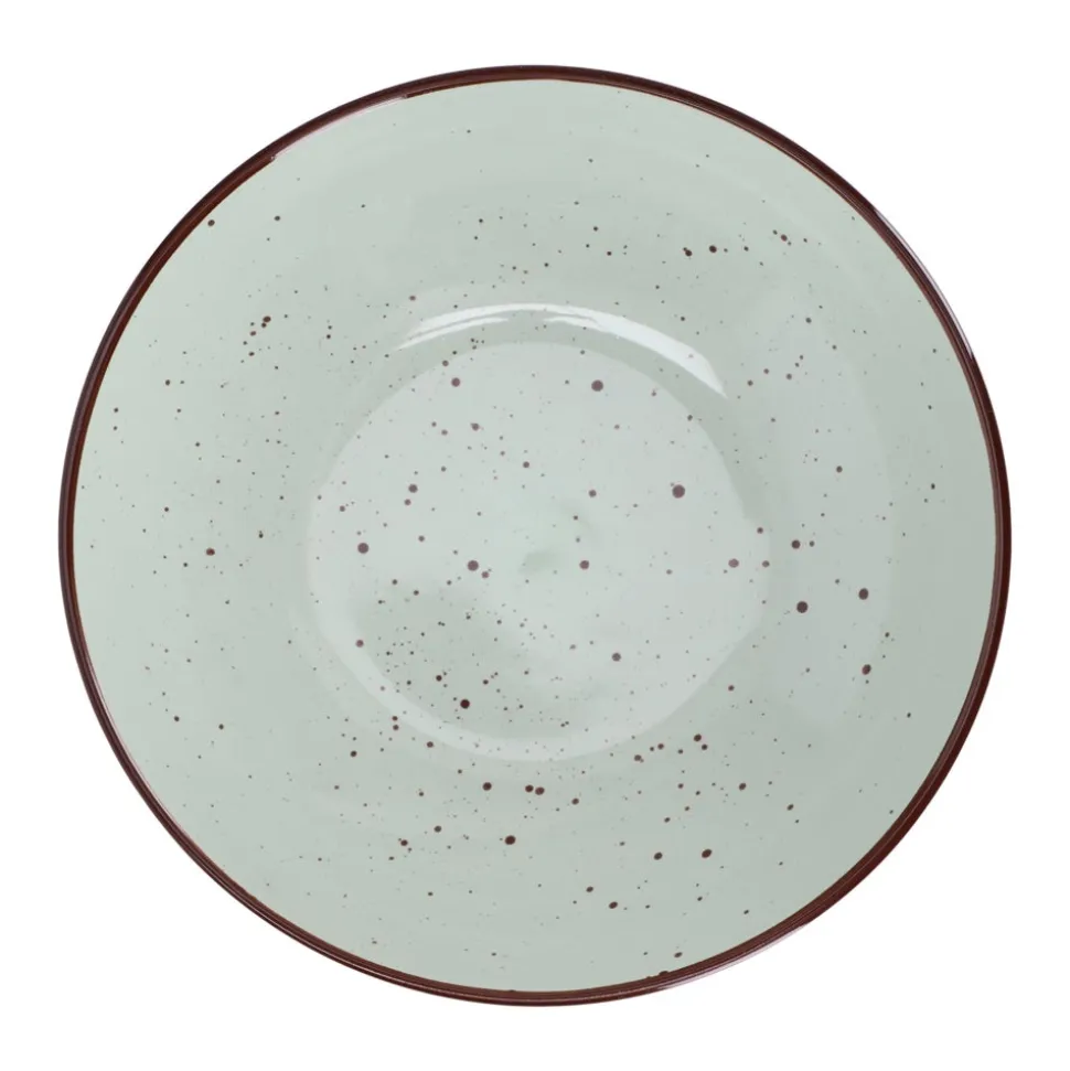 Plato sopa cerámica rústico 20,8x5,5 cm