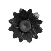 Porta vela de metal con forma de flor