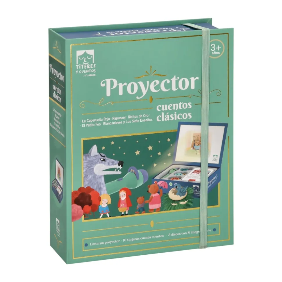 Proyector de cuentos con cuentos clásicos