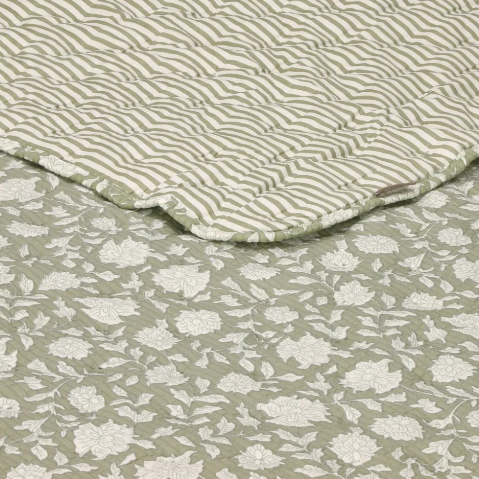 Quilt seersucker floral 2 plazas 220x240 cm