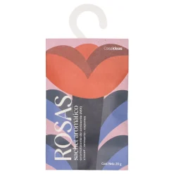 Sachet aromático rosas 11x17 cm