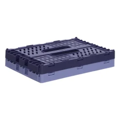 Set 2 canastos plegables de plástico 22x14,5x9 2 litros