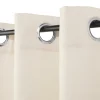 Set 2 cortinas texturadas con ojetillos 140x240 cm
