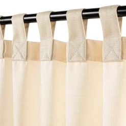 Set 2 cortinas texturadas con presillas 140x240 cm