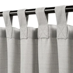 Set 2 cortinas texturadas con presillas 140x240 cm