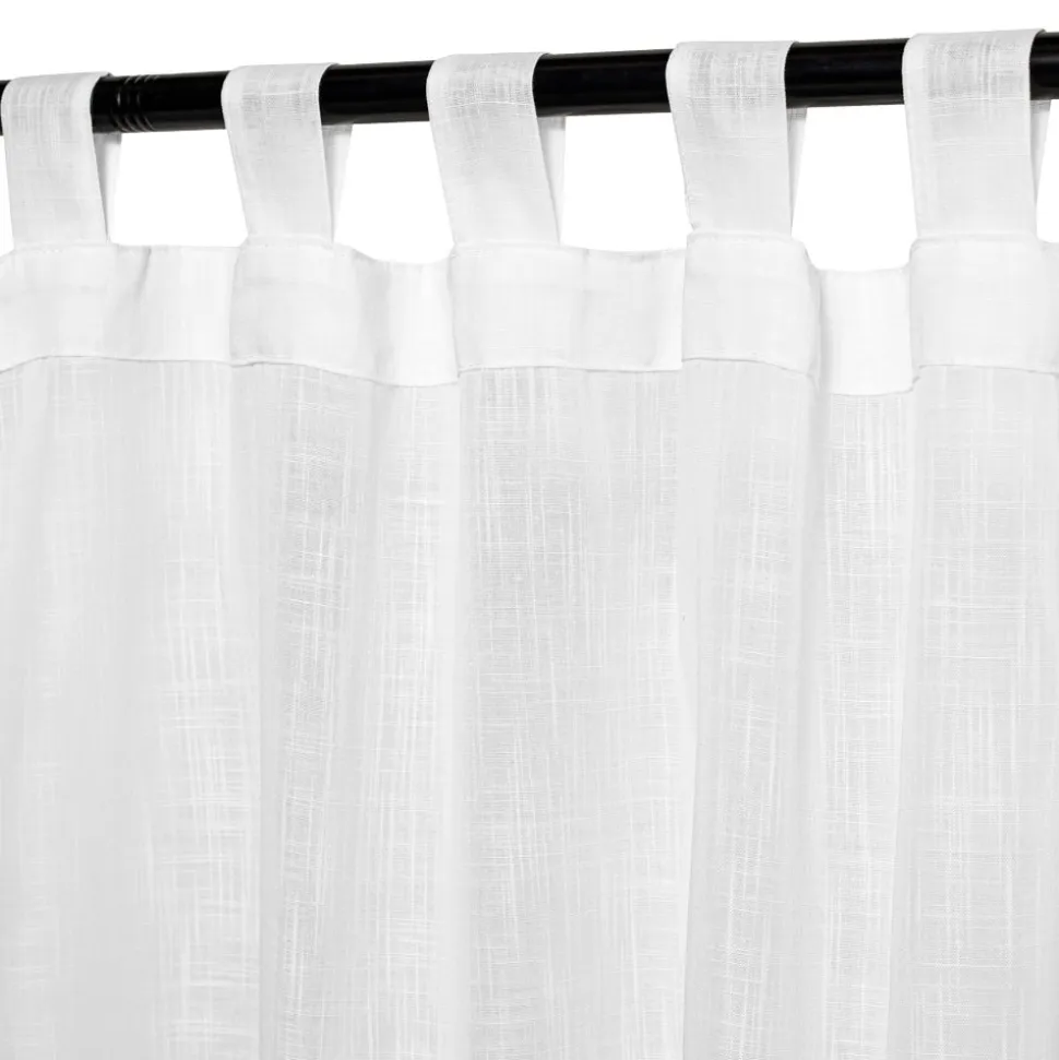Set 2 cortinas velo con presillas 140x240 cm